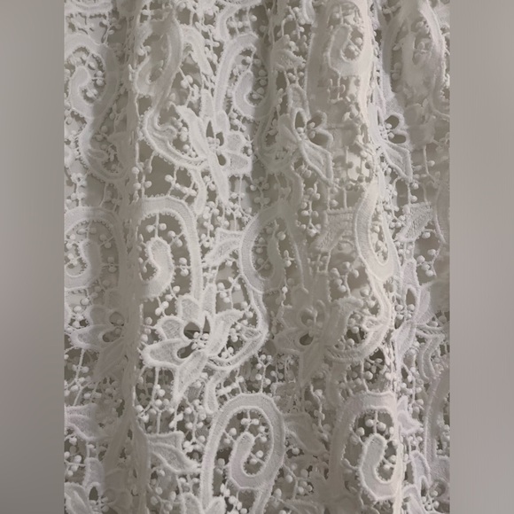 Beautiful lace off white midi boho skirt - Picture 2 of 4